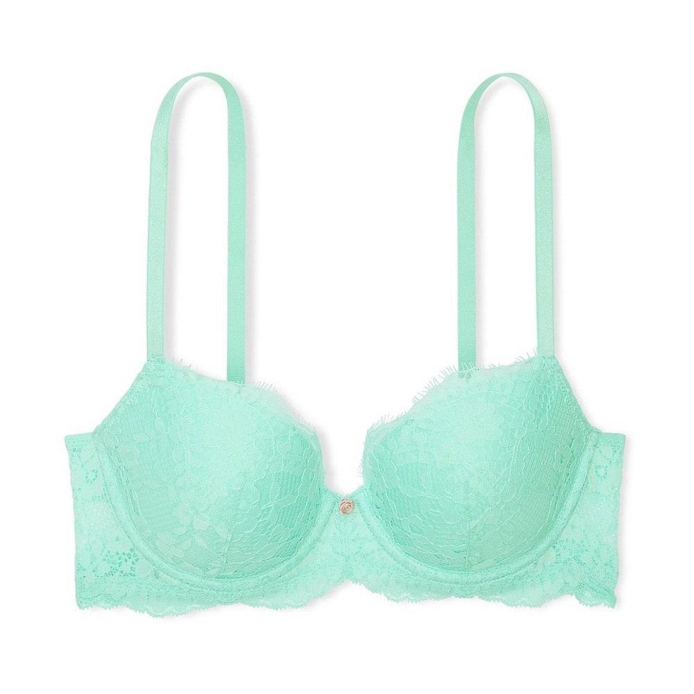 Victoria's Secret Light Green Lace Bra